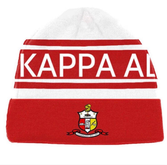 Keep Warm And Stylish With a High Quality Knitted Kappa Alpha Psi Embroidered Beanie from Nupe Kave. Big Greek Lettered Embroidered Fisherman Beanie / Cap. The perfect Head Gear to Keep You Styling and Warm.