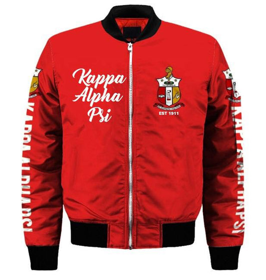Kappa Alpha Psi 3-Letter Satin Jacket (Red) – Nupemall