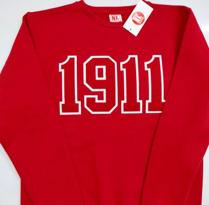 Kappa Alpha Psi Red Embroidery Sweater