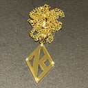 Kappa Alpha Psi necklace/Jewelry and charm  A beyond stunning Kappa Alpha Psi necklace and charm made with Gold Plated. This pendant is made to last for generations and generations, perfect for that special Kappa Alpha Psi member. The ultimate gift to show off your fraternity pride is here!