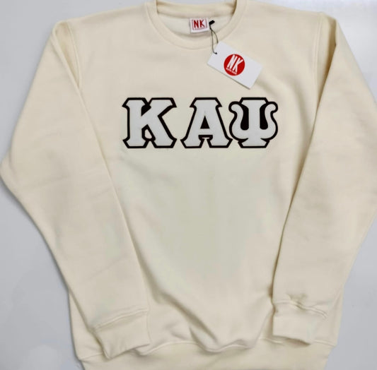Kappa Alpha Psi Cream Embroidery Sweater