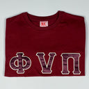 Nupe Kave Exclusive Kappa Alpha Psi Double Stitched Appliqué Embroidery Lettered T-shirt . This is the perfect short-sleeved shirt to wear while showing off your Kappa Alpha Psi fraternity lettering. A comfortable 100% cotton tee with a twill Greek letters embroidery across the chest give you the perfect fit. This shirt is also a perfect gift for your favorite Kappa Man.