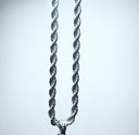 ΚΑΨ Sold Diamond Silver Rope Necklace - NUPE KAVE