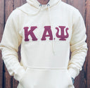 ΚΑΨ Embroidery Cream Hoodie