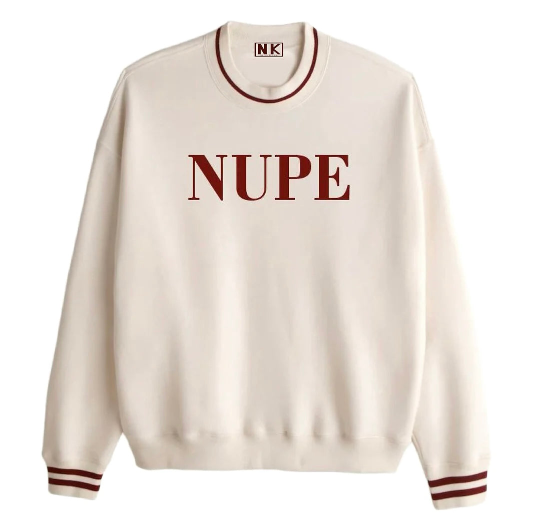 Exclusive Kappa Alpha Psi Double Stitched Appliqué Embroidery Lettered Sweater. This is the perfect long-sleeved Sweater to wear while showing off your Kappa Alpha Psi fraternity lettering. A comfortable 100% cotton tee with a twill letters embroidery across the chest give you the perfect fit. This sweater is also a perfect gift for your favorite Kappa Man.