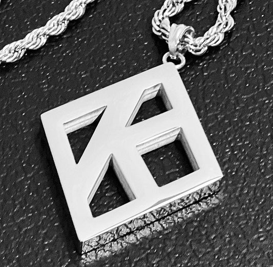 Kappa Alpha Psi Floating K Necklace  - Silver