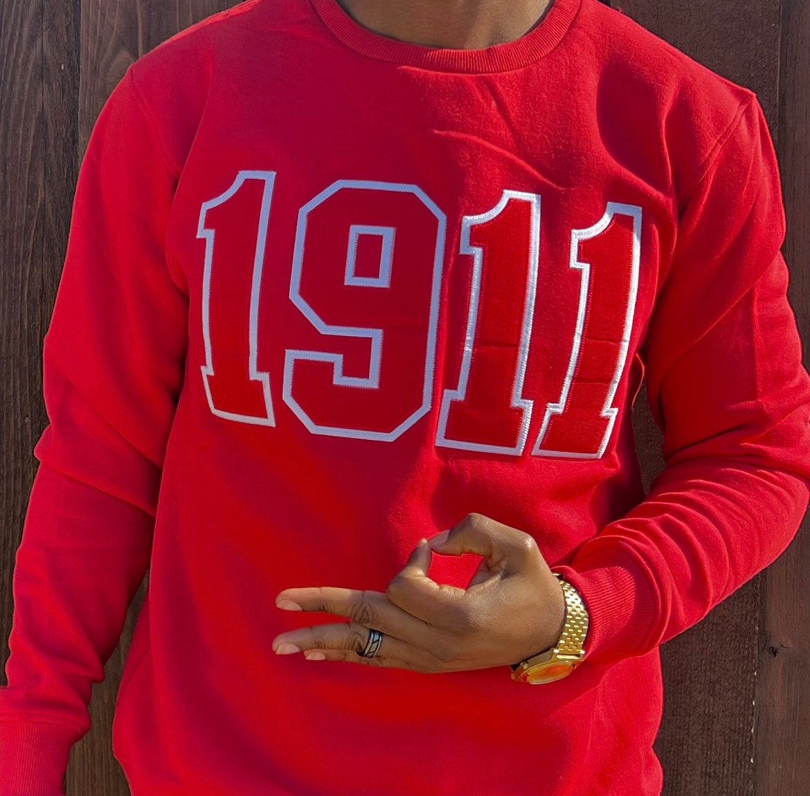 Exclusive Kappa Alpha Psi Double Stitched Appliqué Embroidery Lettered Sweater. This is the perfect long-sleeved Sweater to wear while showing off your Kappa Alpha Psi fraternity lettering. A comfortable 100% cotton tee with a twill Greek letters embroidery across the chest give you the perfect fit. This sweater is also a perfect gift for your favorite Kappa Man.