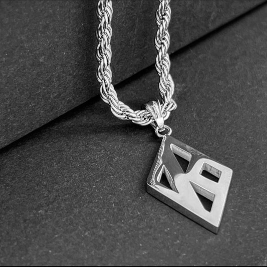 A beyond stunning Kappa Alpha Psi necklace and charm made with 24k solid white gold Plated. This pendant is made to last for generations and generations, perfect for that special Kappa Alpha Psi member. The ultimate gift to show off your fraternity pride is here!  • Official Kappa Alpha Psi Licensed Product: passed through examination and requirements by the Fraternity as a whole.