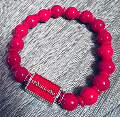 Kappa Alpha Psi Beaded Bracelet