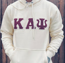 ΚΑΨ Embroidery Cream Hoodie